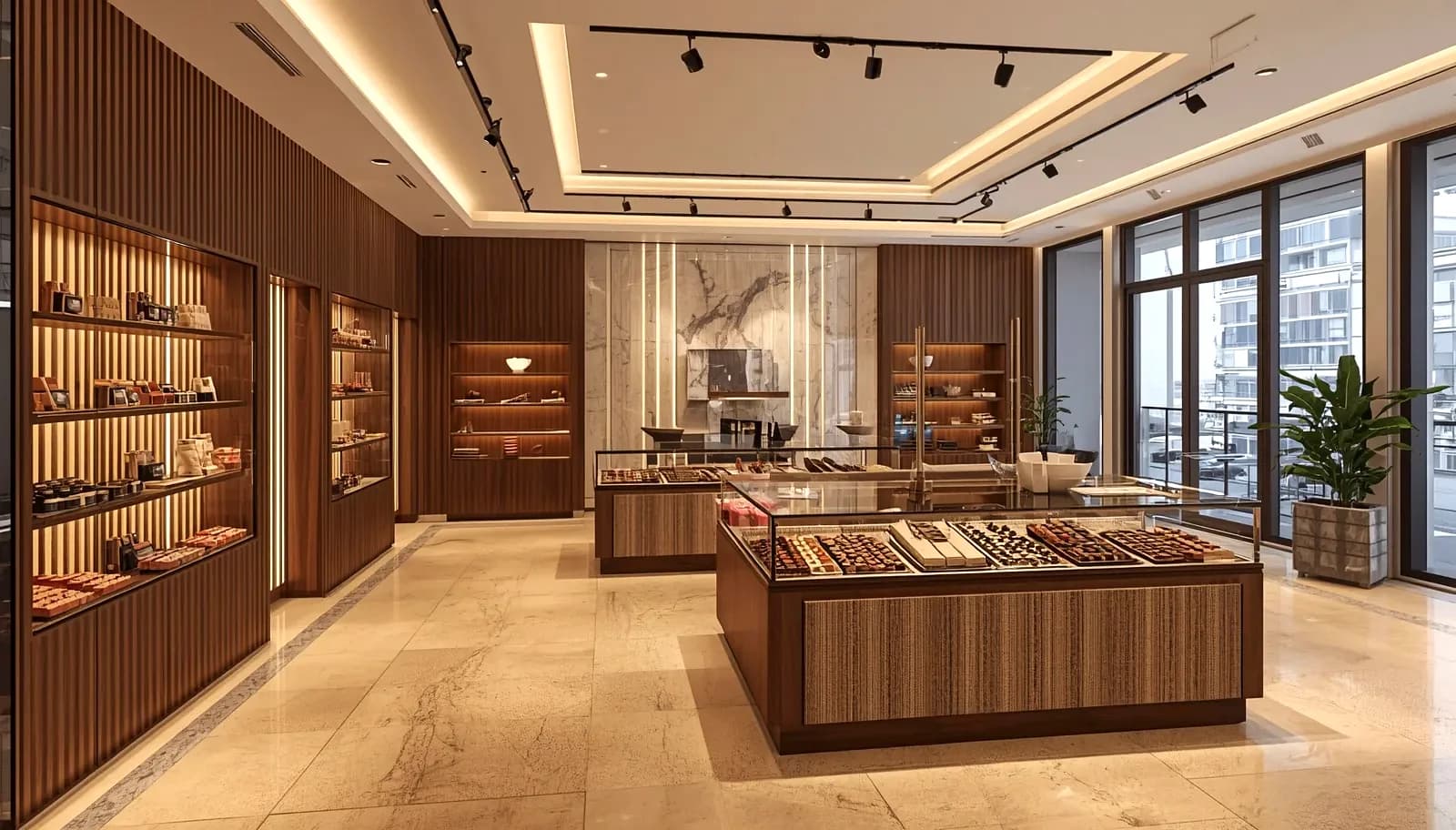Flexible showroom interior at RIFTARA Granata